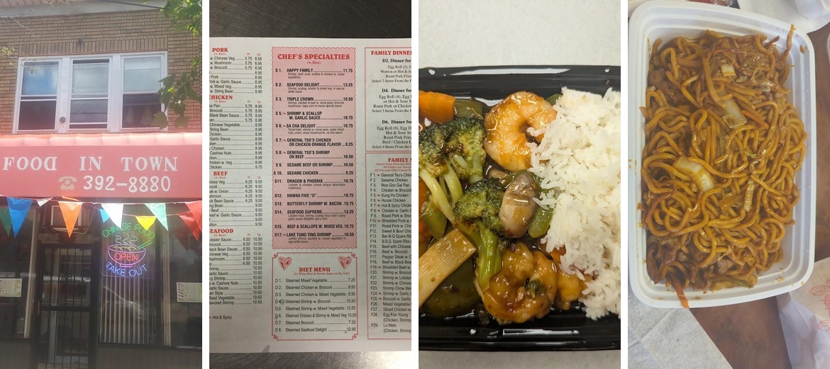 Best Food In Town Menu